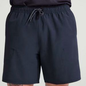 Allbirds New Men's Natural 7" Run Short with pockets, Black, Size XL